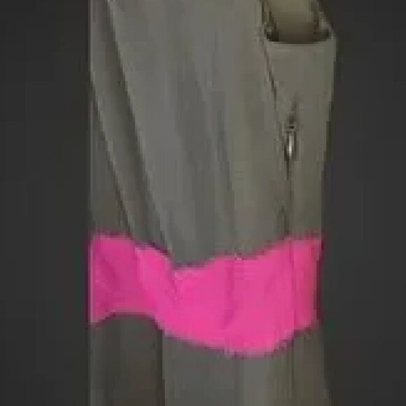 Boden Limited Edition Color Block Silk Peter Pan collar twee Dress Size 8 - Picture 8 of 8